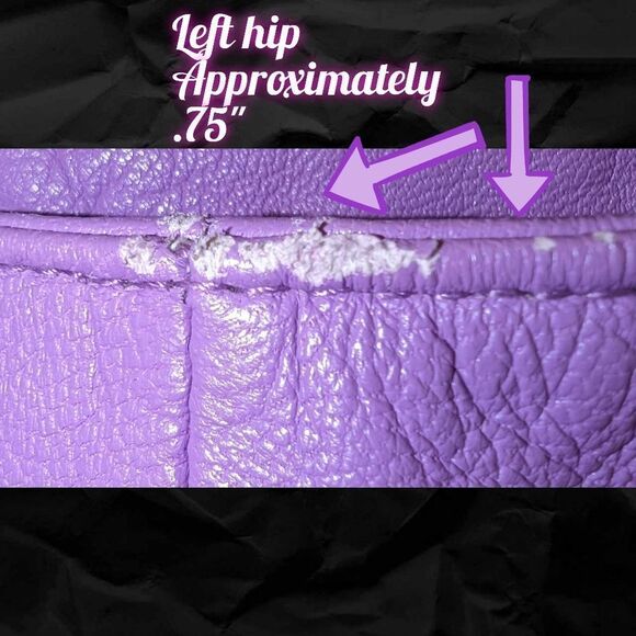 TR Vintage Wilson’s leather Pelle Studio Lavender Leather Skirt - EUC - Picture 7 of 9